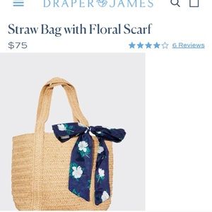 Draper James Straw Bag
